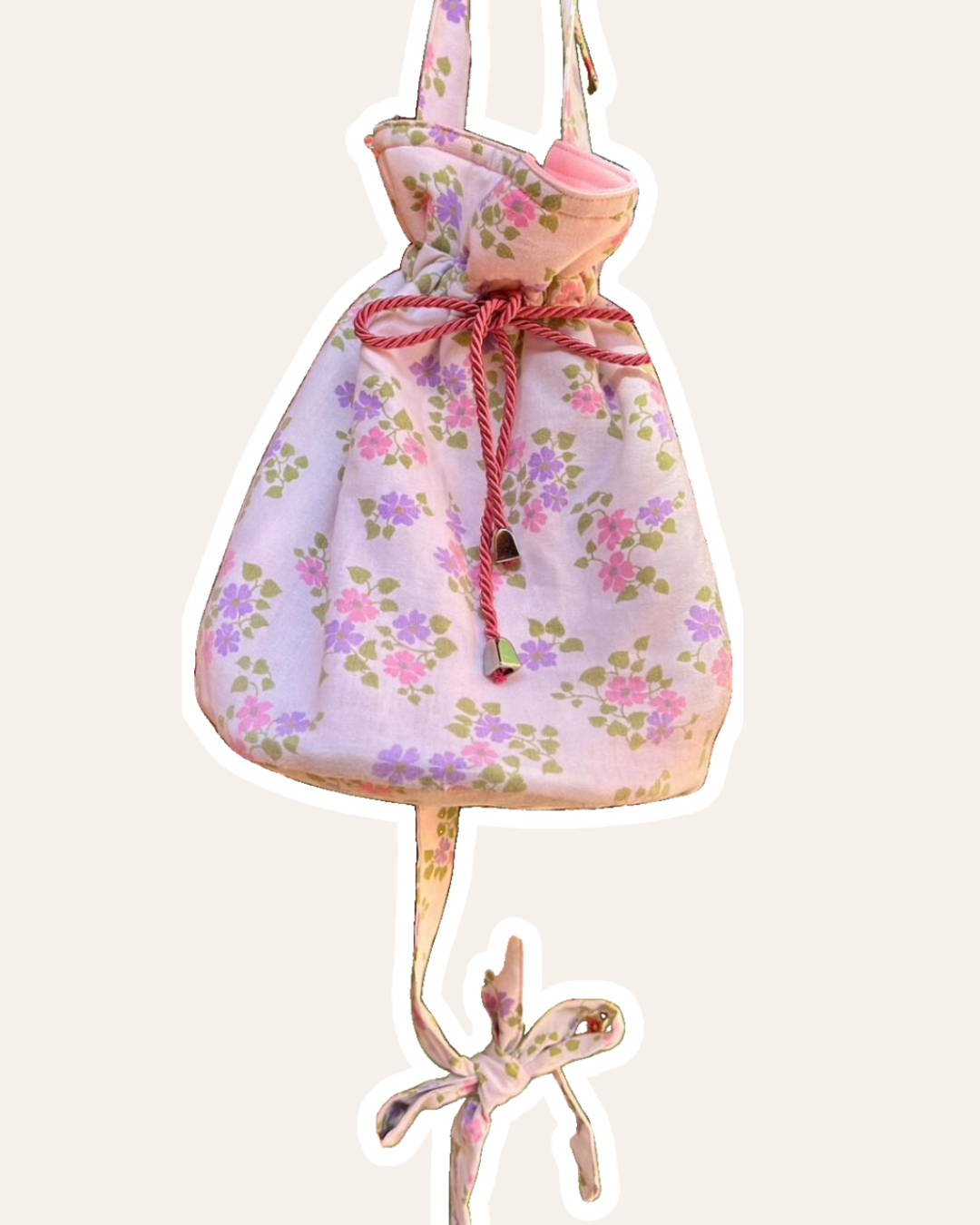 Sac Gilda - rose fleuri