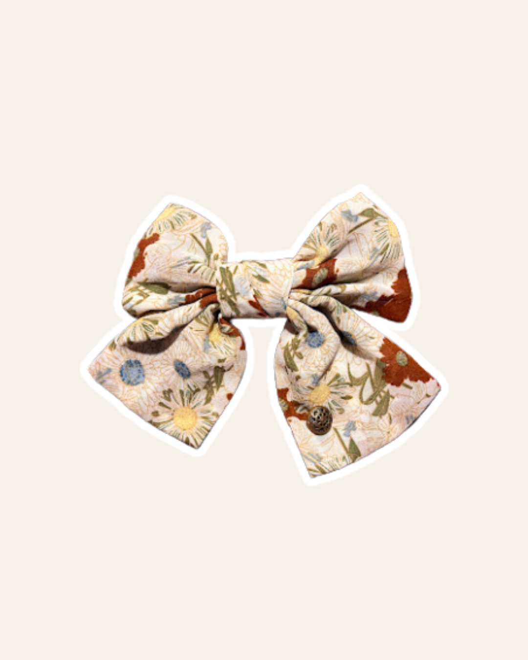 Barrette Catogan - Jardin d’automne