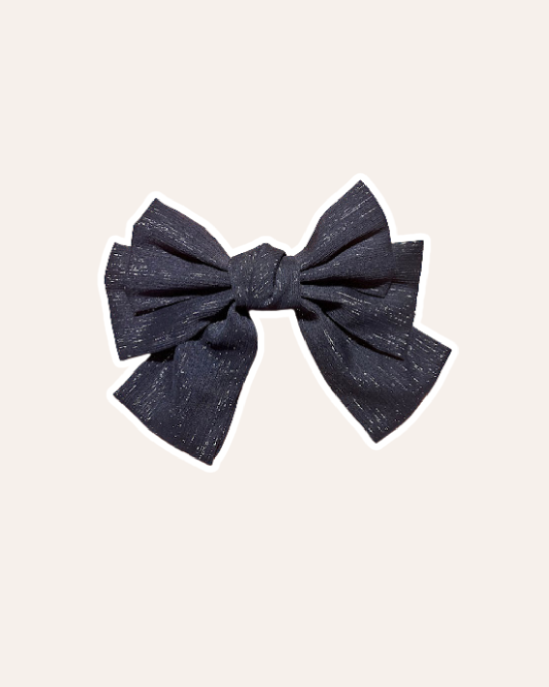 Barrette Catogan - Bleu brillant