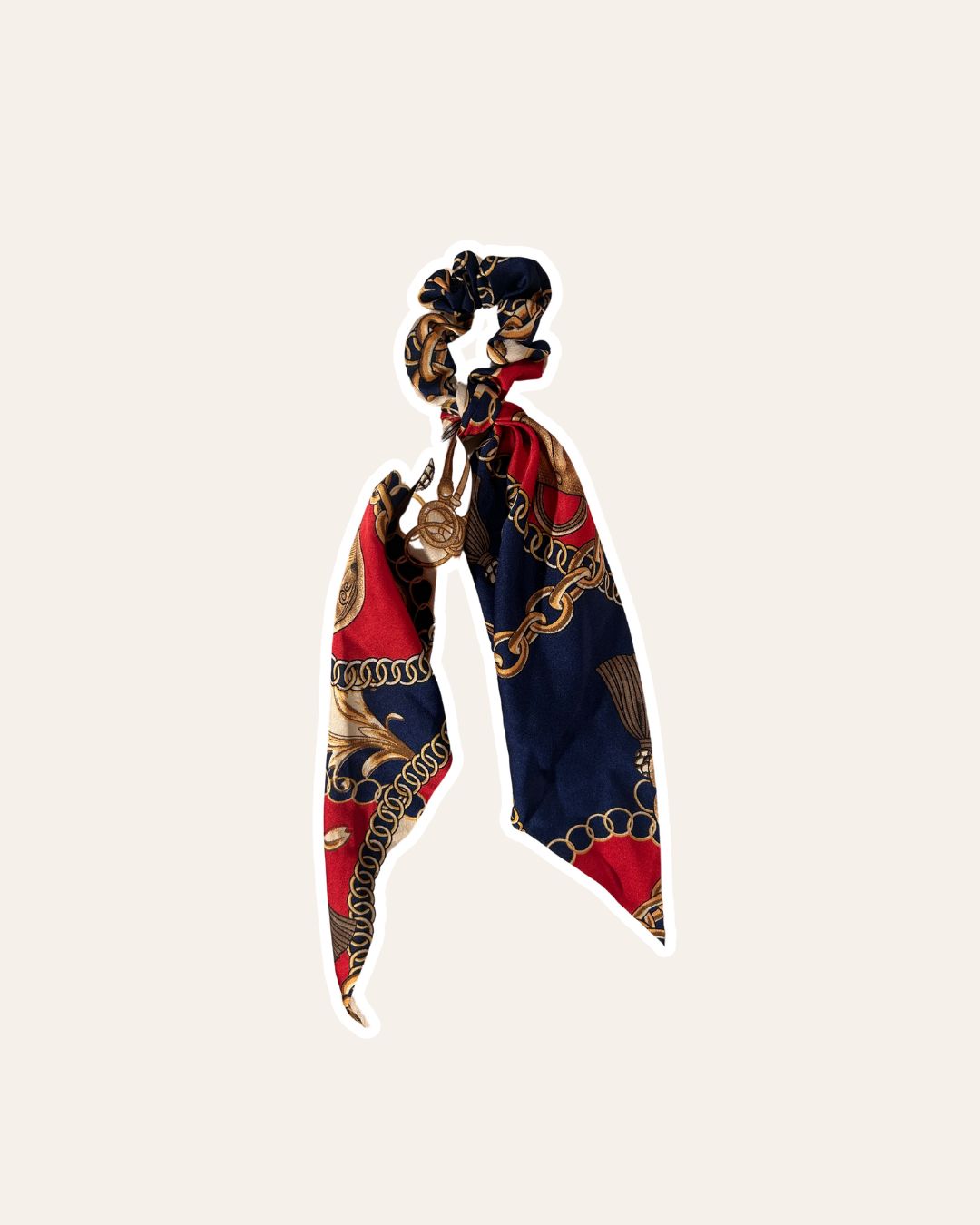 Fouchou - Bleu et rouge avec chaînes