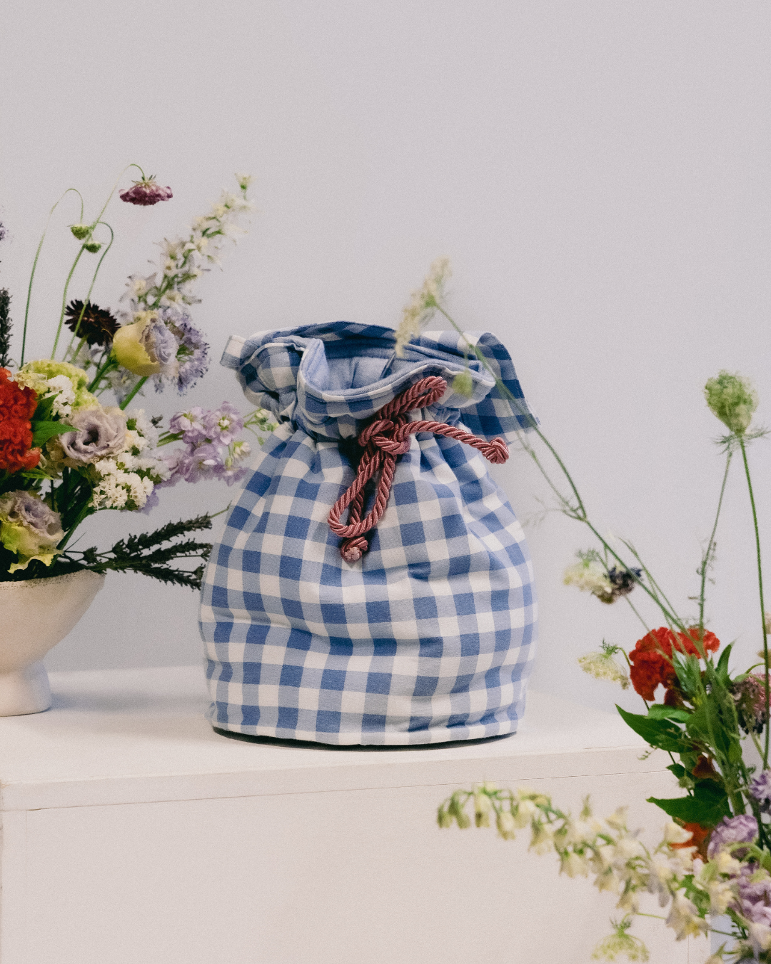 Sac Gilda - vichy bleu