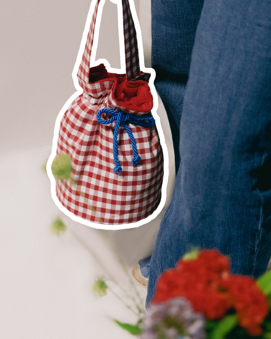 Sac Gilda - vichy rouge