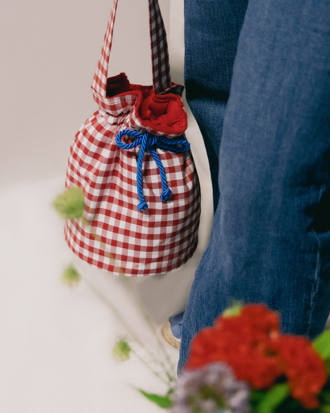 Sac Gilda - vichy rouge