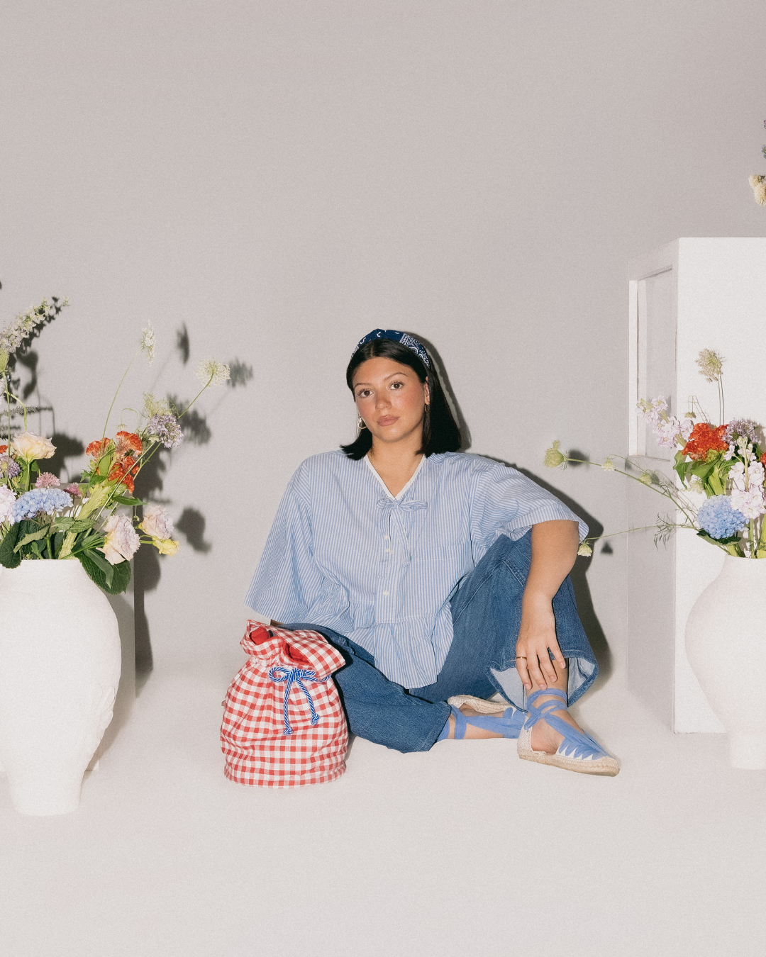 Sac Gilda - vichy rouge